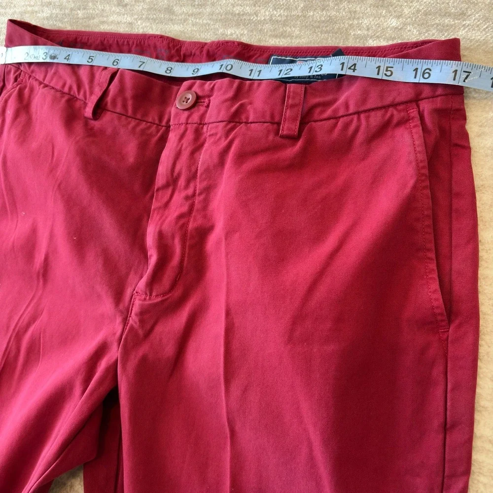 Vineyard Vines Pants Men's 34x32 Slim Fit Breaker Flat Front Straight Leg‎ Chino